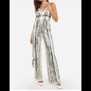 NWT sequin jumpsuit
